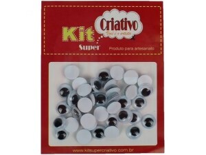 Olho Móvel 12mm – Pacote com 20 Unidades