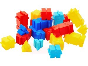 Brinquedo Pedagógico Monta Fácil – 20 Peças