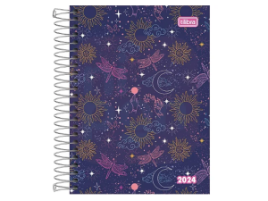 Agenda 2024 Pepper Feminina Tilibra 160 Folhas