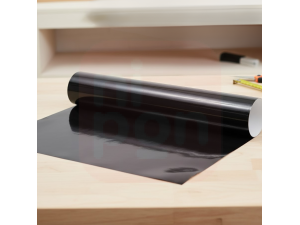 Papel Cartolina Laminada Preta 